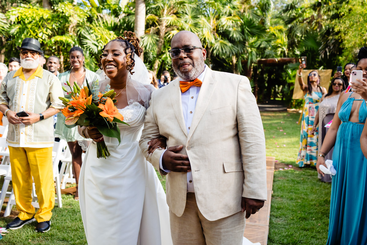 Sandos Playacar Garden Wedding Photos