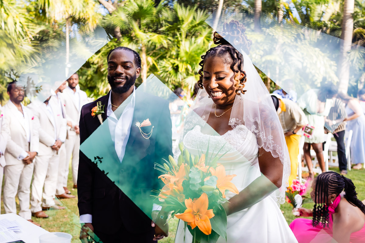 Sandos Playacar Garden Wedding Photos