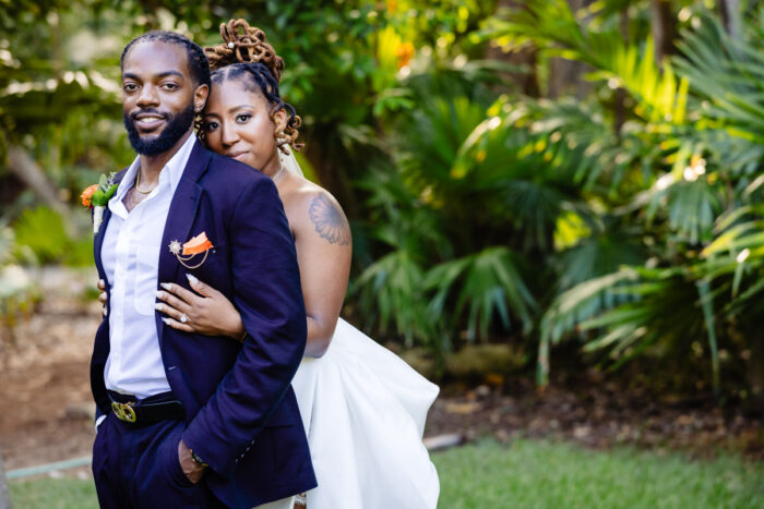 Sandos Playacar Garden Wedding Photos | Kyra & Corbin