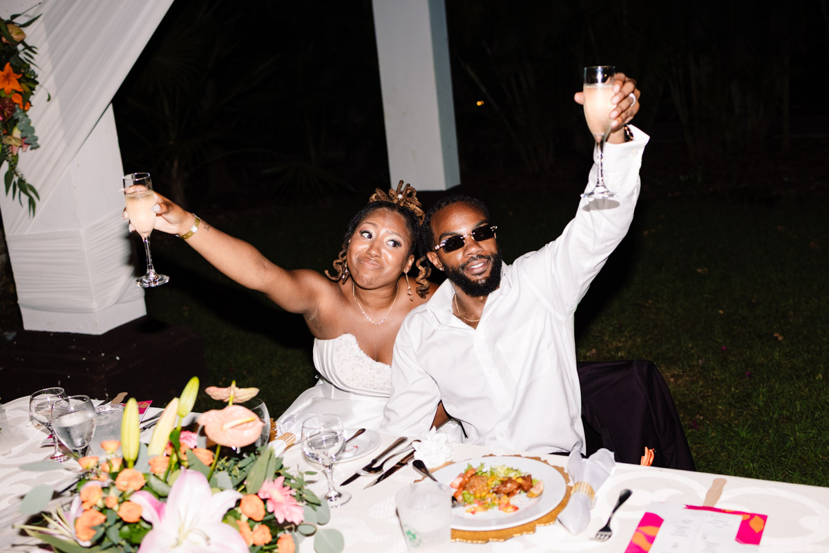 Sandos Playacar Garden Wedding Photos