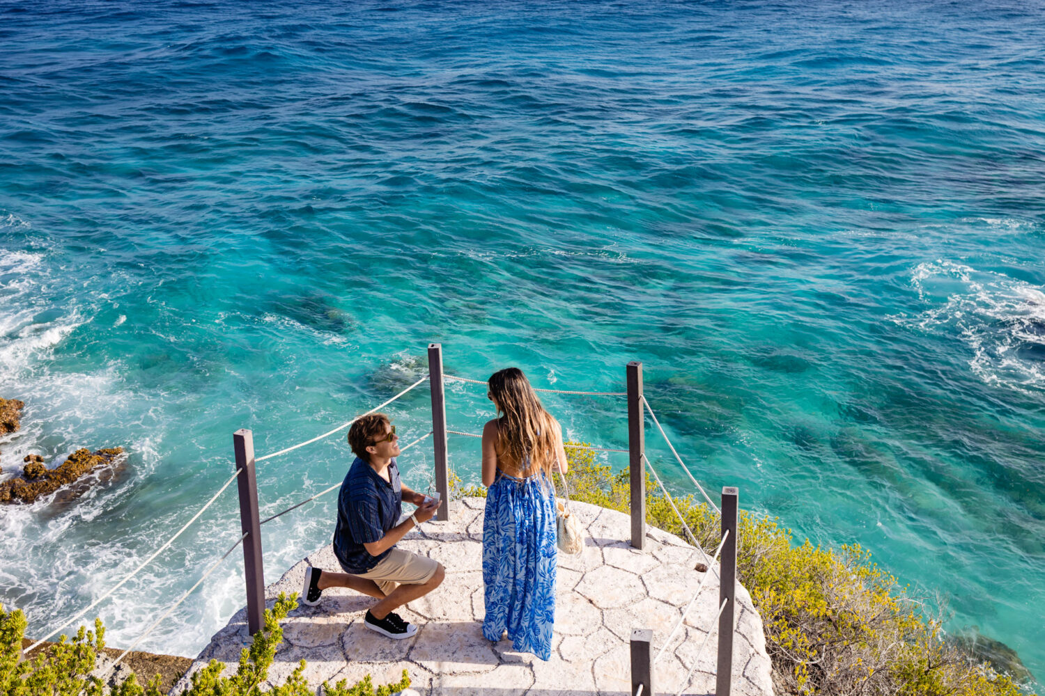 Isla Mujeres Wedding Proposal Photographer
