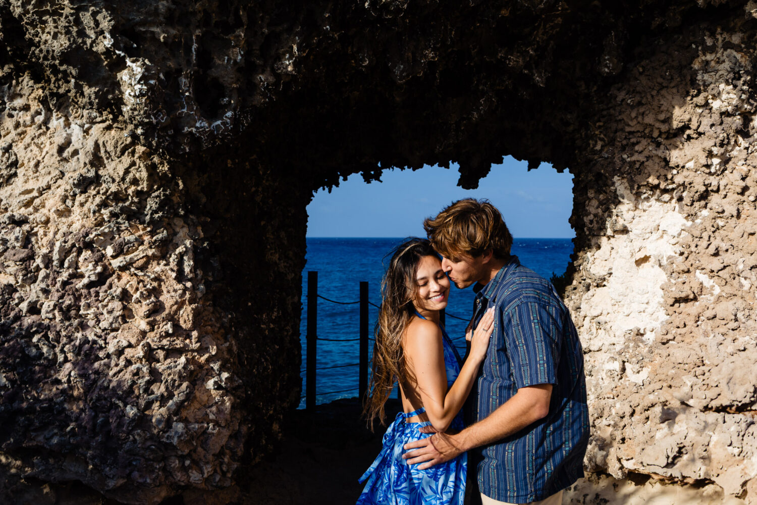 Engagement portraits in Punta Sur 