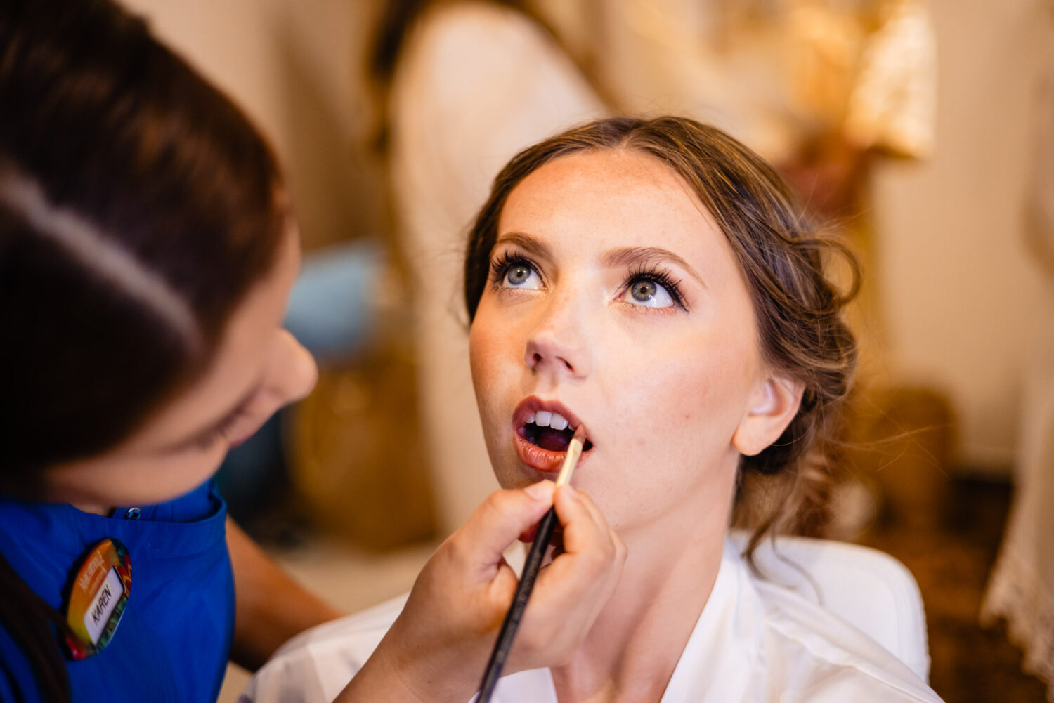 Bride getting ready at Margaritaville Island Reserve Riviera Maya 