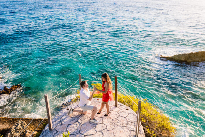 Isla Mujeres Proposal | John + Tereza