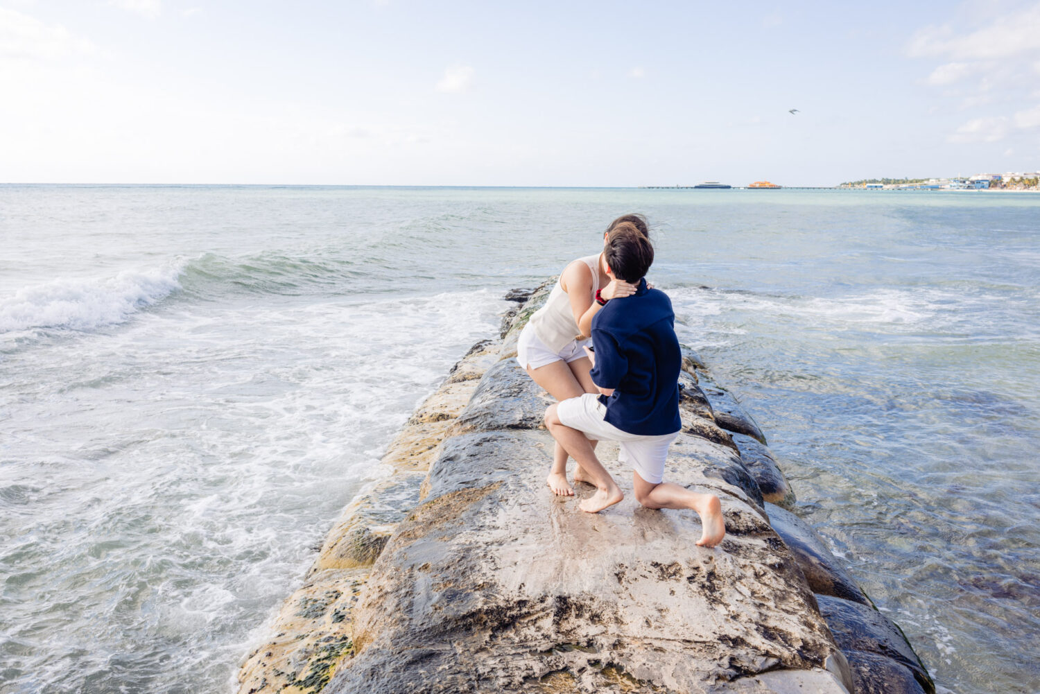Playa del Carmen wedding proposal photographer