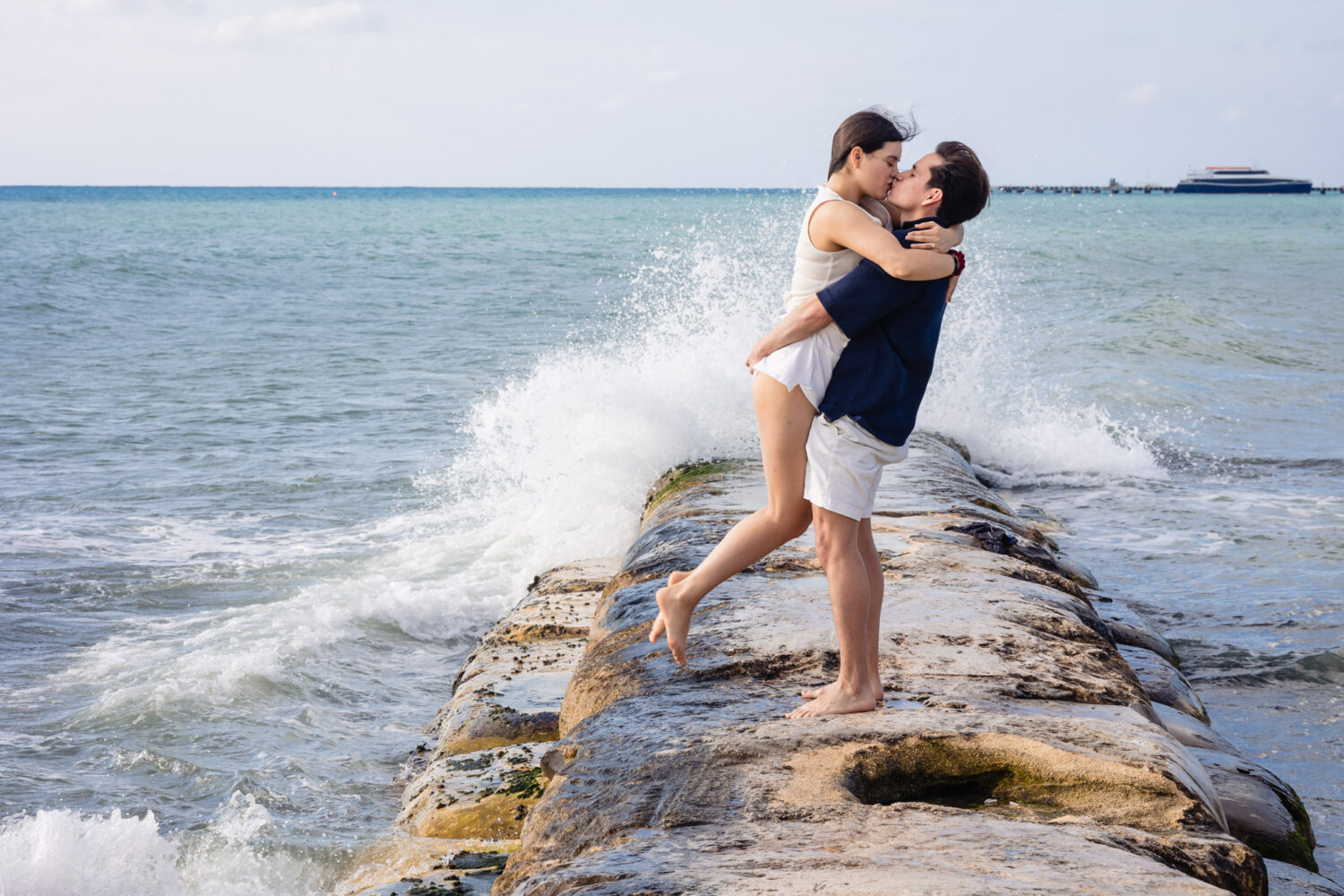 Playa del Carmen wedding proposal photographer