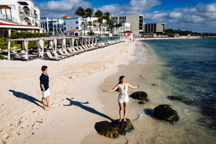 Playa del Carmen wedding proposal photographer