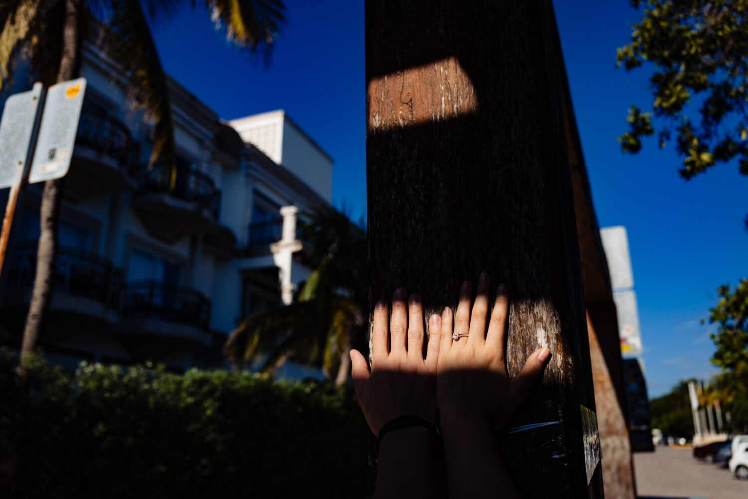 playa del carmen proposal  photographer couple