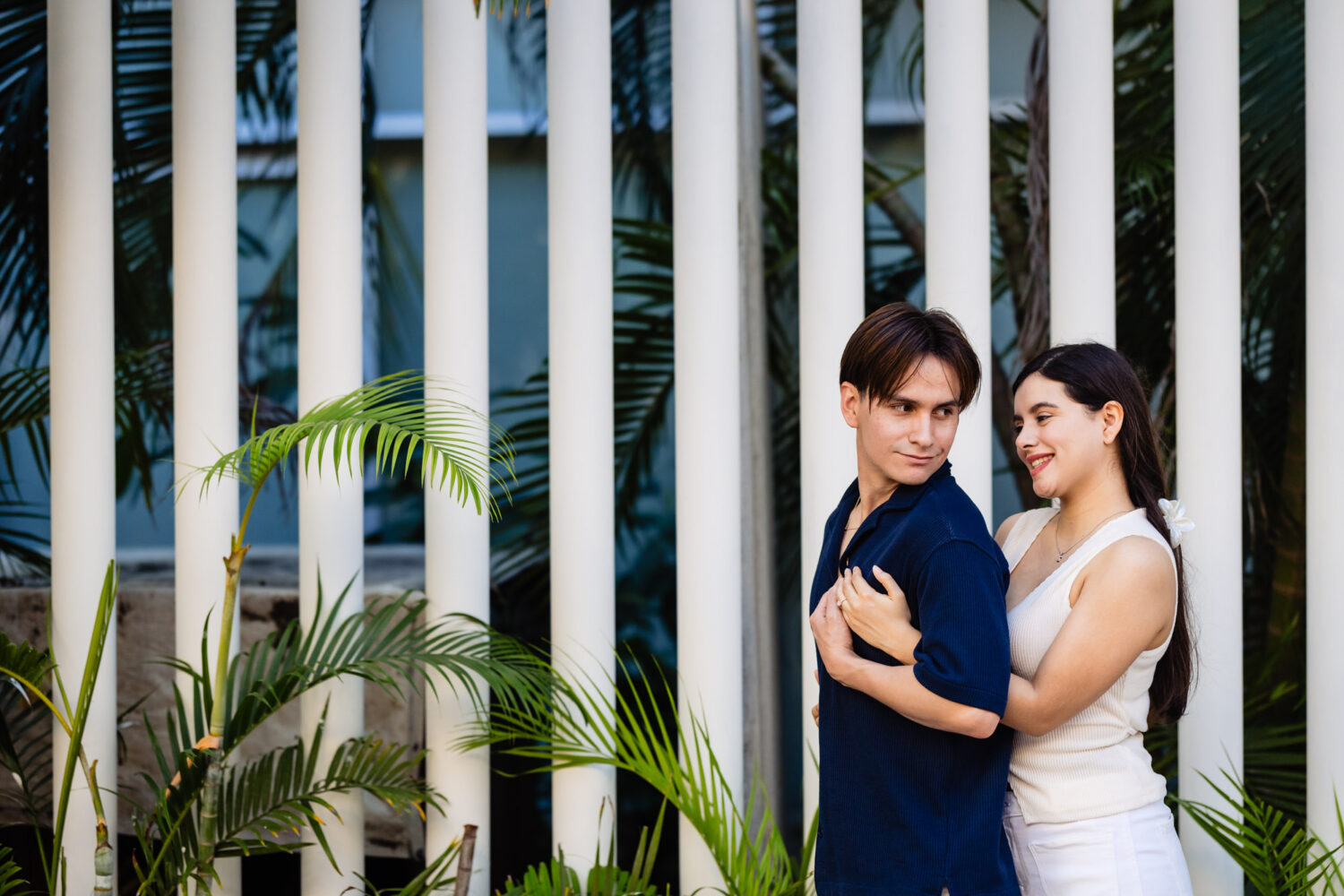 playa del carmen proposal  photographer couple