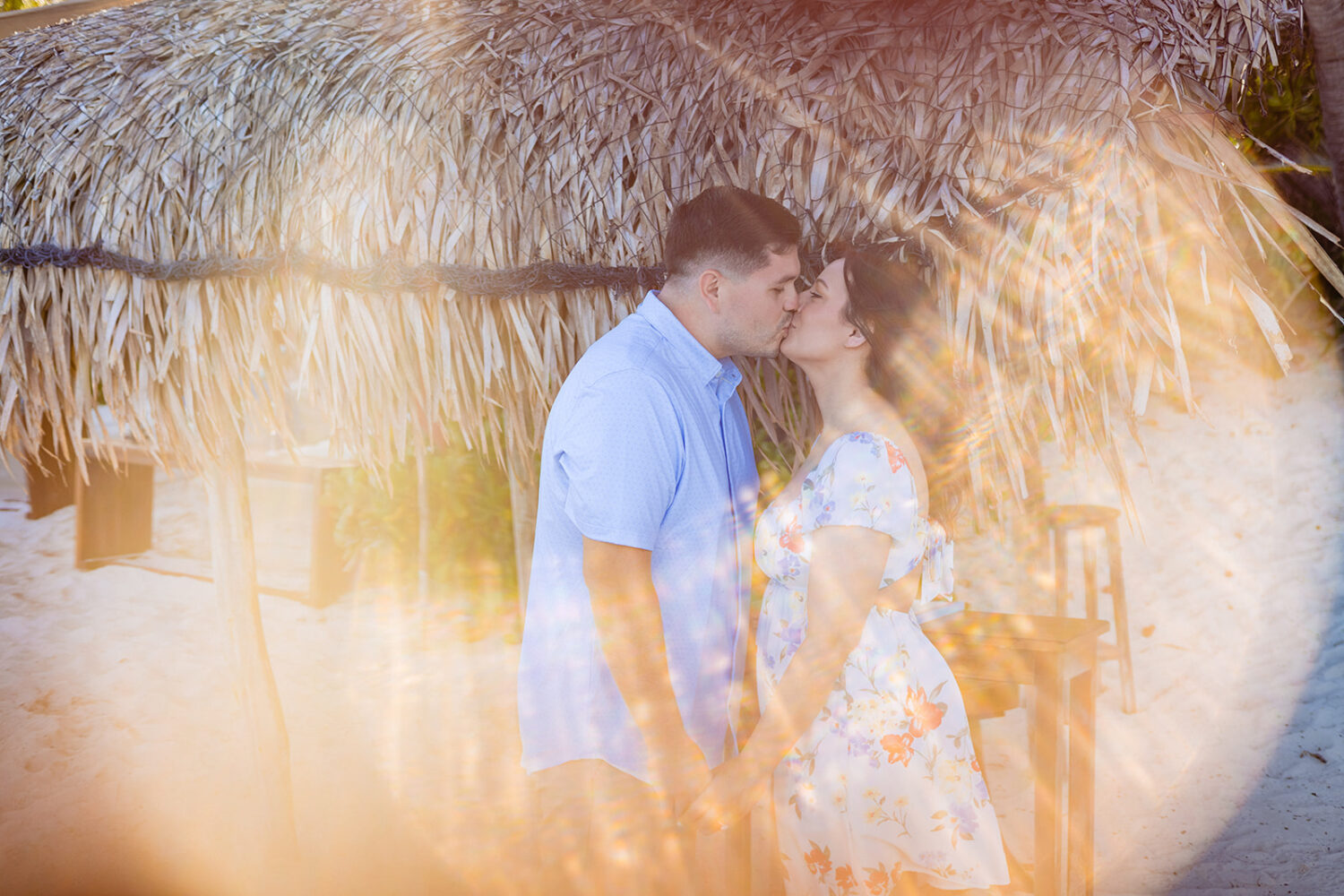 Engagement photoshoot in Tulum Mexico