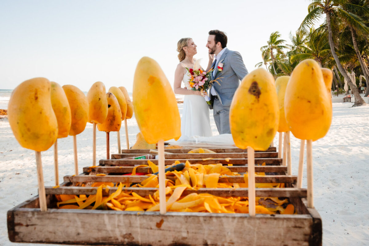Romantic Elopement at The Beach Tulum – Bryan & Rebecca