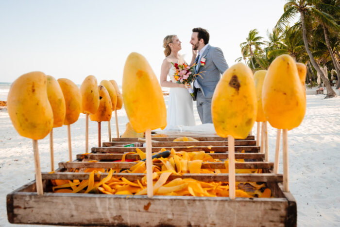 Romantic Elopement at The Beach Tulum – Bryan & Rebecca