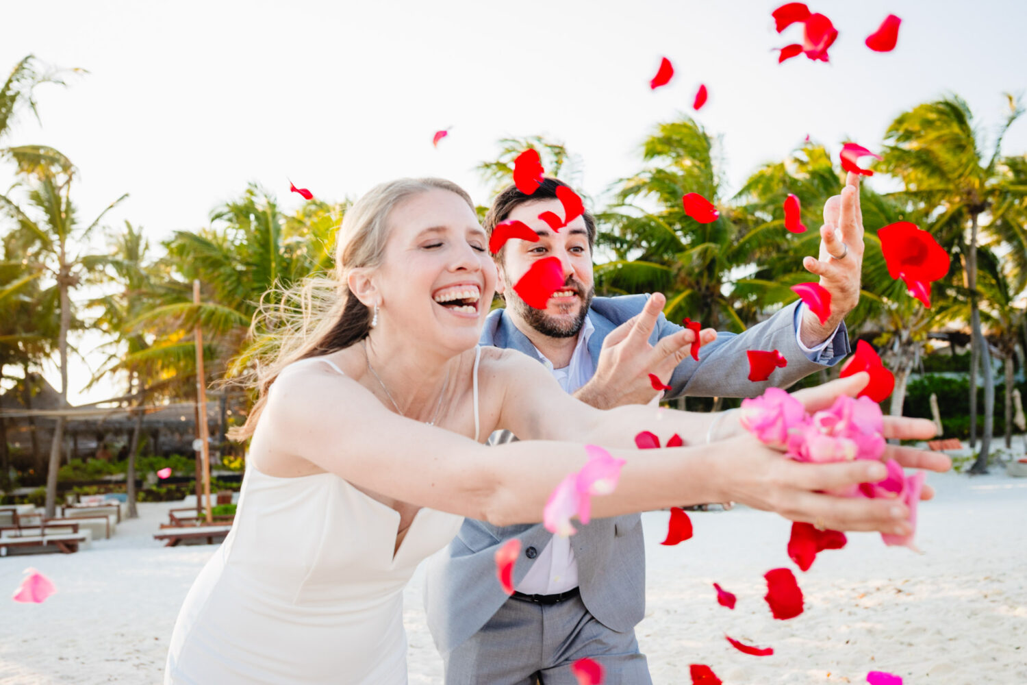 Romantic Elopement at The Beach Tulum