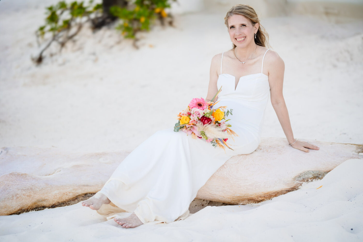 Bride in Tulum Mexico 