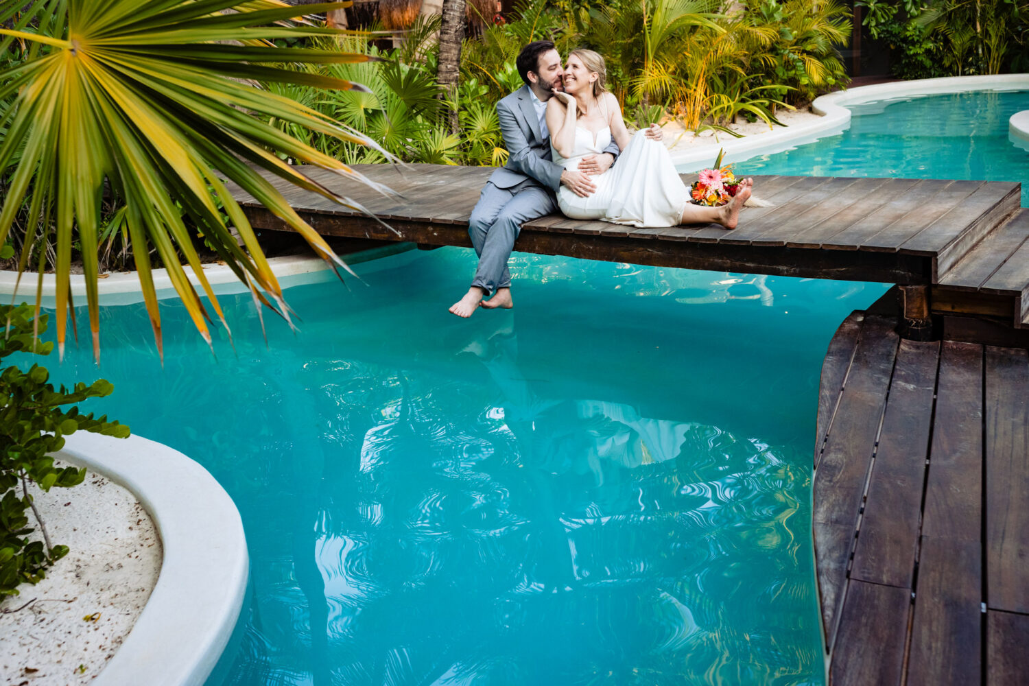 Romantic Elopement at The Beach Tulum