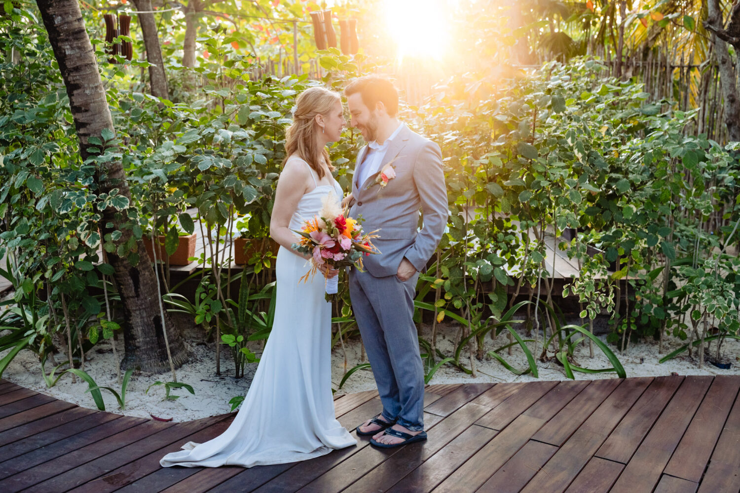 Romantic Elopement at The Beach Tulum