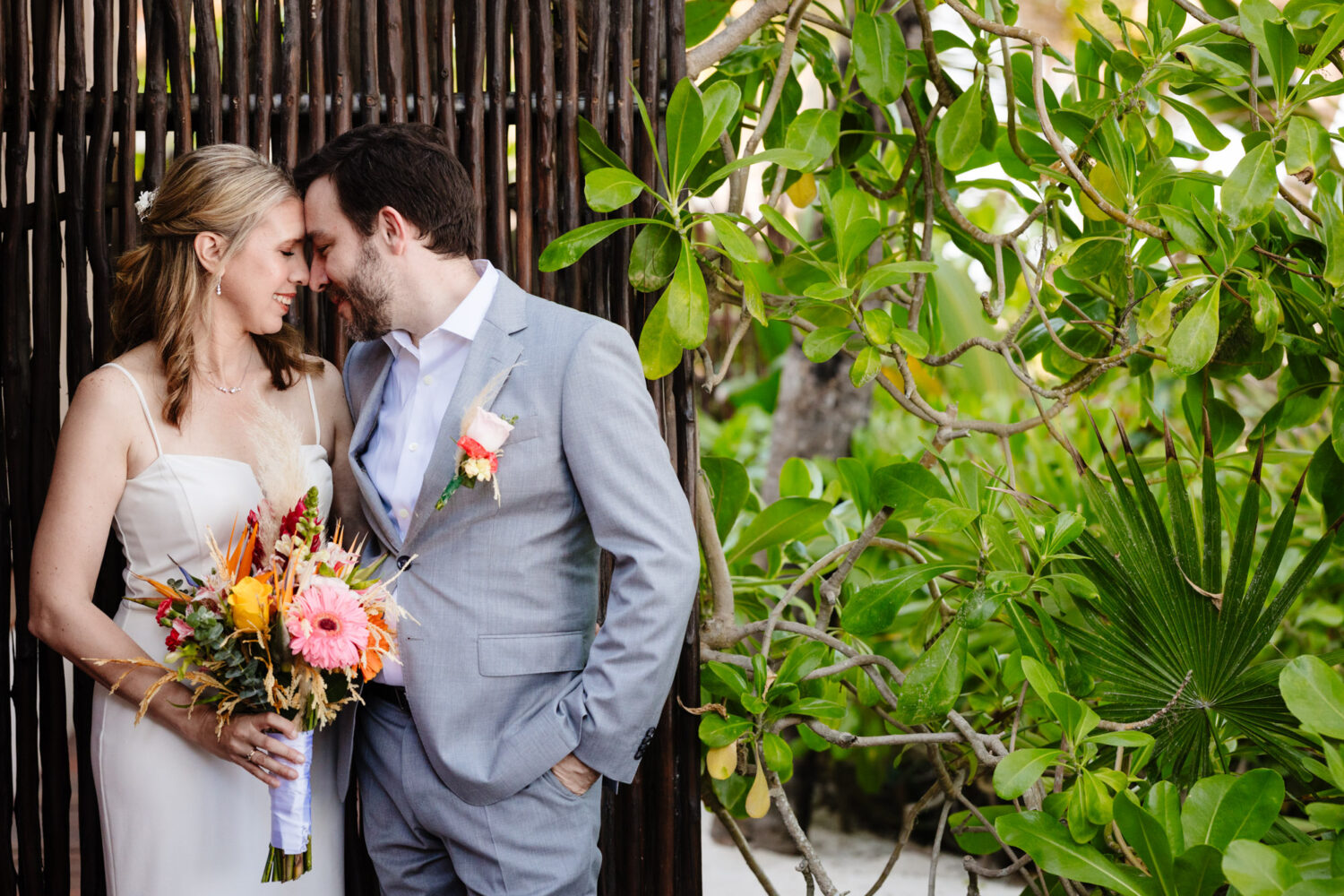 Romantic Elopement at The Beach Tulum