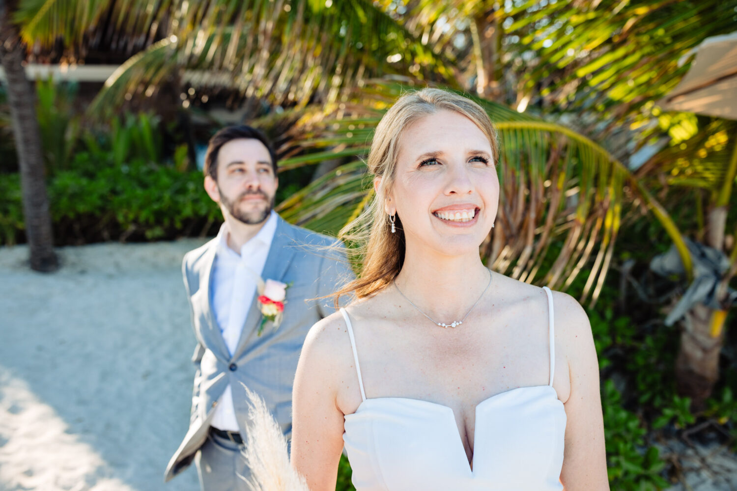 Romantic Elopement at The Beach Tulum