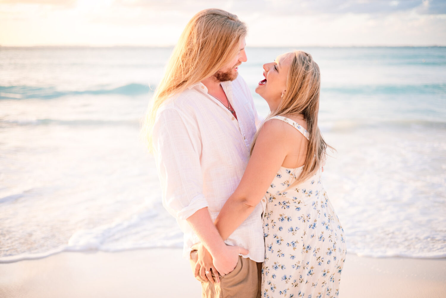 Isla Mujeres beach couples photography Playa Norte
