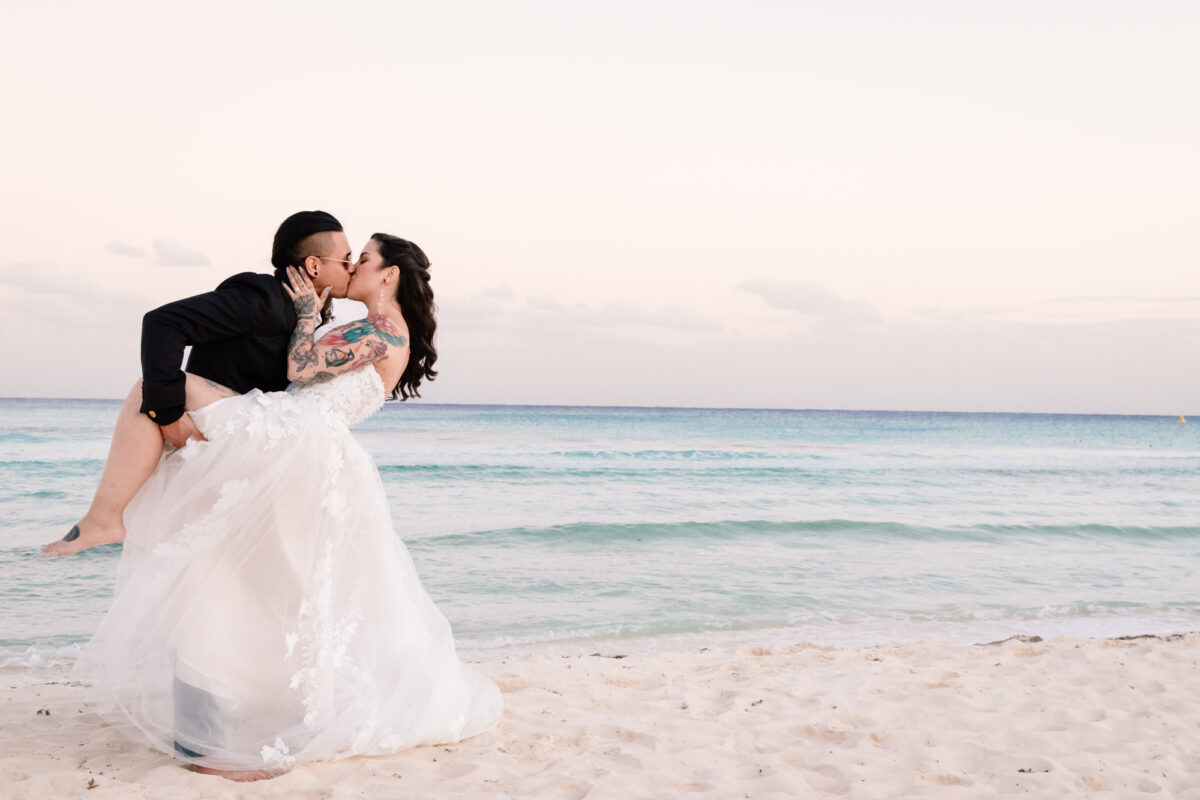 Sandos Playacar Wedding in Playa del Carmen | Cassandra & Aaron
