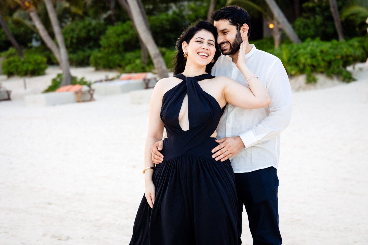 Tulum photographer couple session on the beach