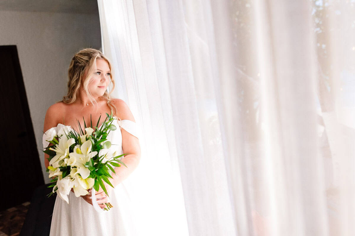 Beautiful Bride ready for the wedding 