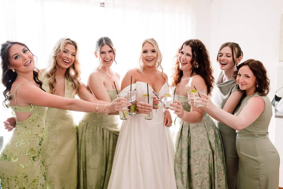 Isla Mujeres beach wedding bride getting ready Nicole Texas destination wedding