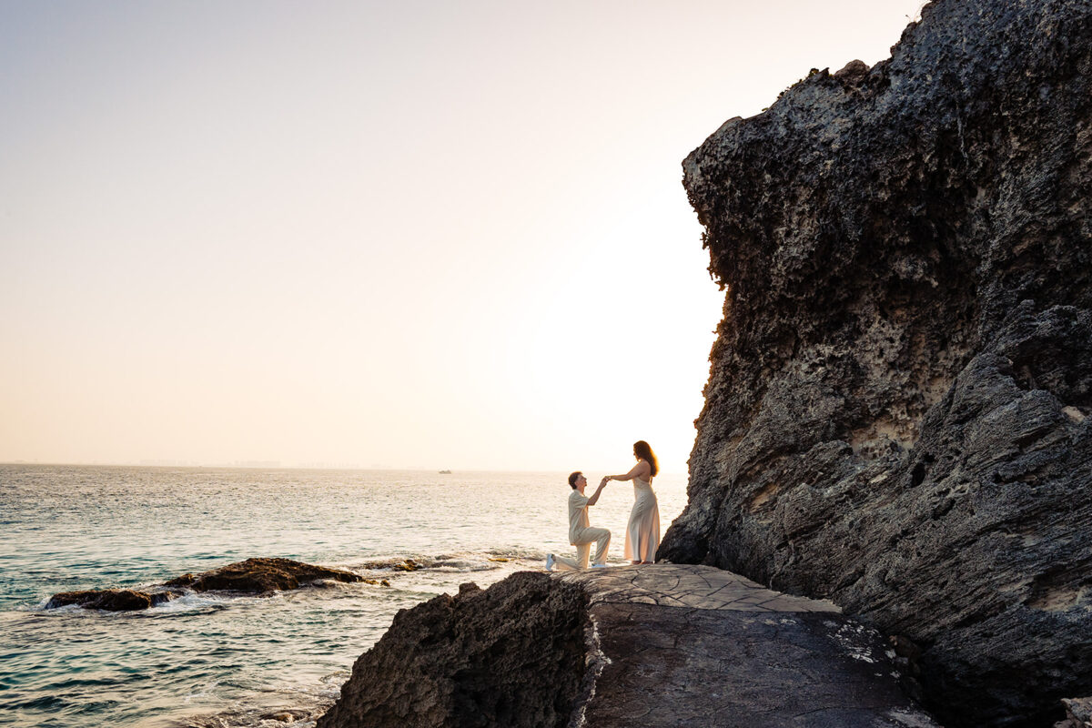 Proposing in Isla Mujeres